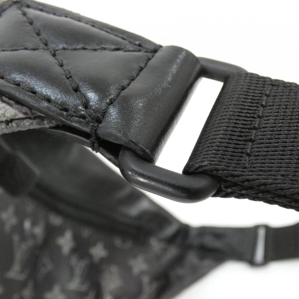 Louis Vuitton Black Coated Canvas Shoulder Bag