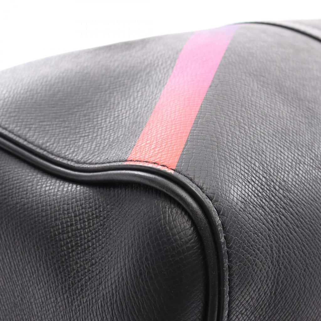 Louis Vuitton Black Multi-Color Noir Leather Boston Bag