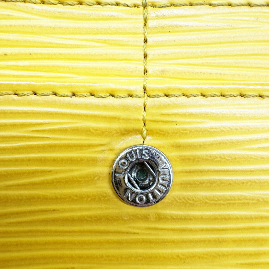 Louis Vuitton Yellow Epi Leather Long Wallet