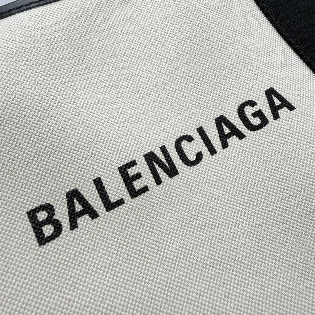 Balenciaga Black Canvas Leather Shoulder