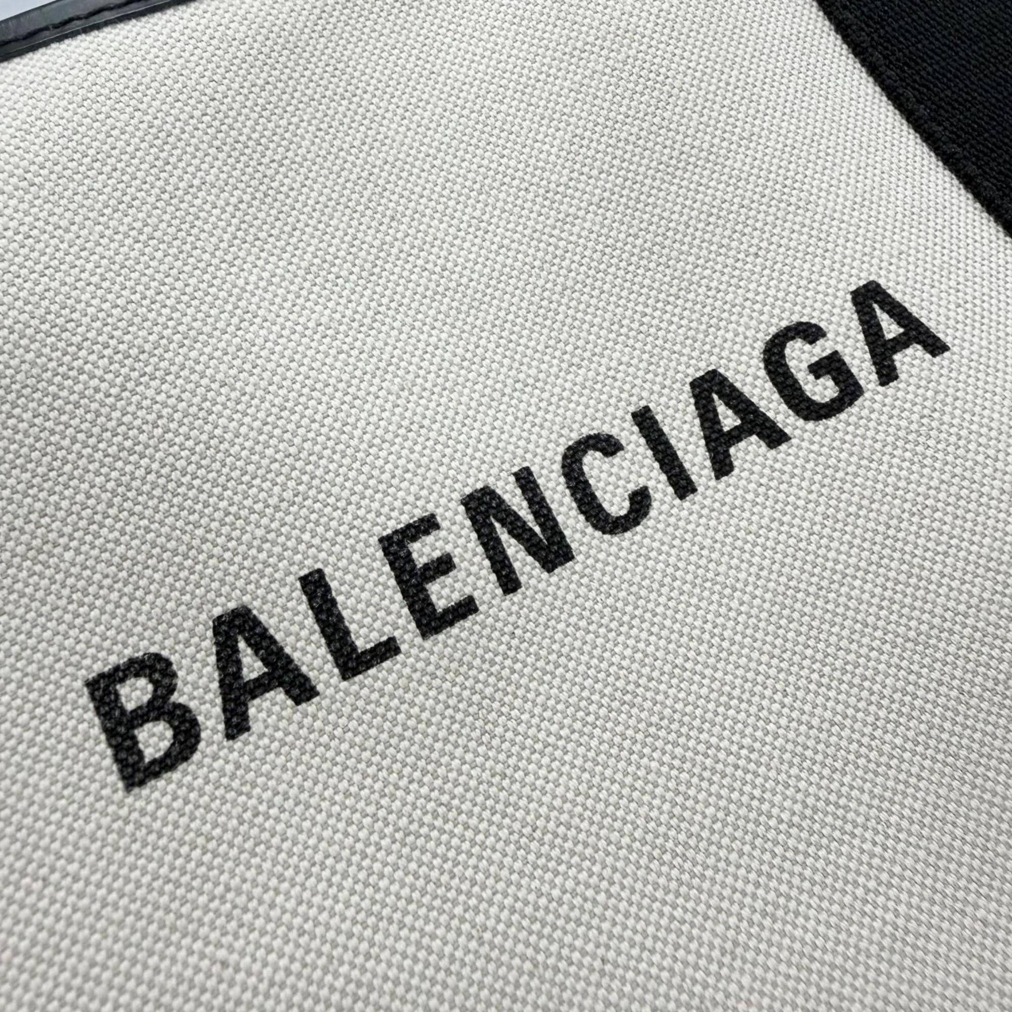 Balenciaga Black Canvas Leather Shoulder