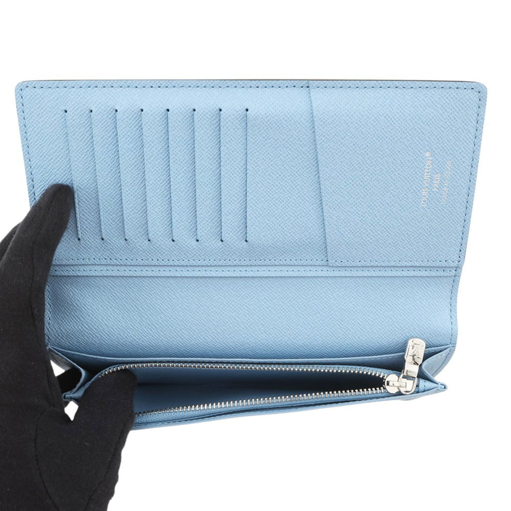 Louis Vuitton Taigarama Blue Taigarama Long Wallet