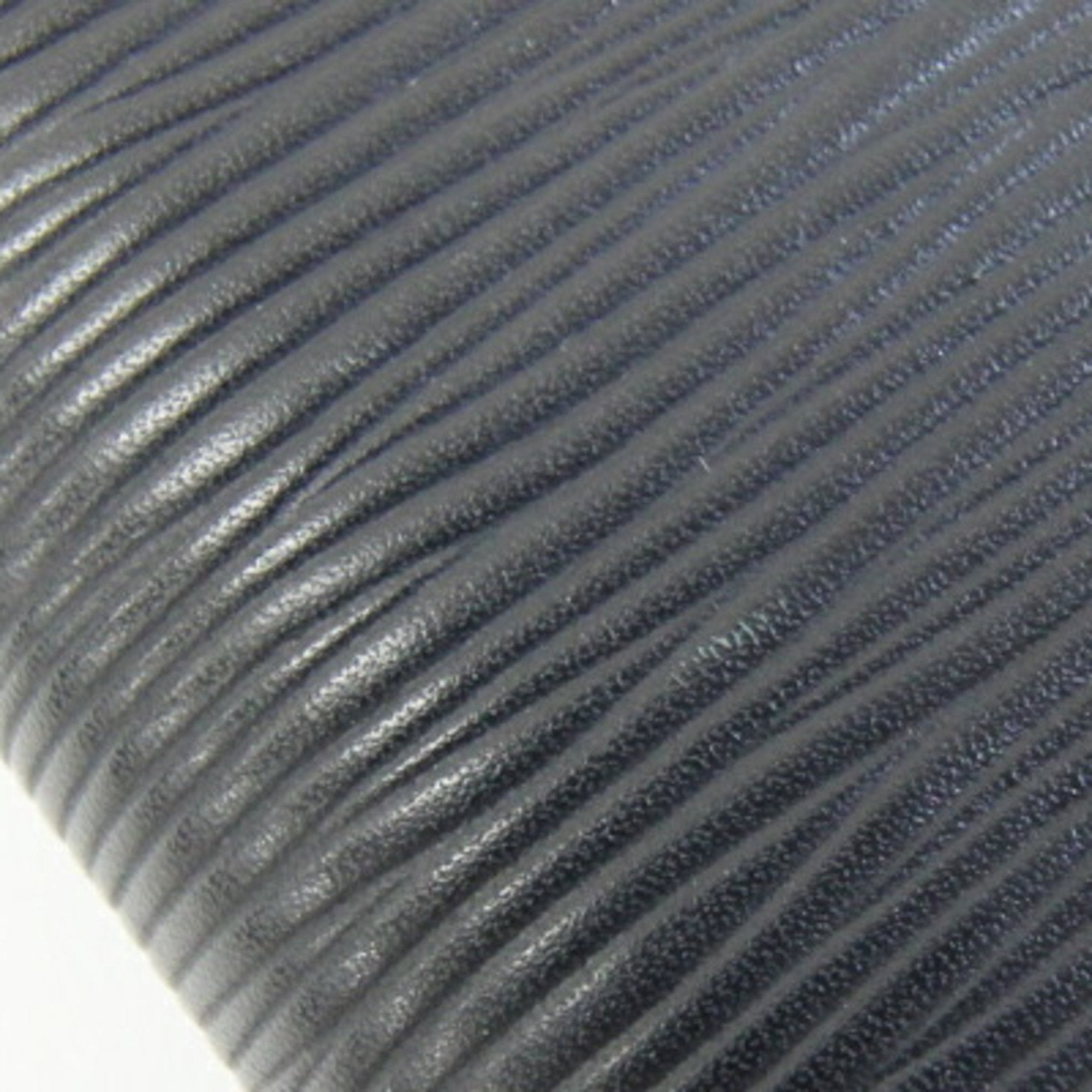 Louis Vuitton Black Noir Epi Leather Long Wallet