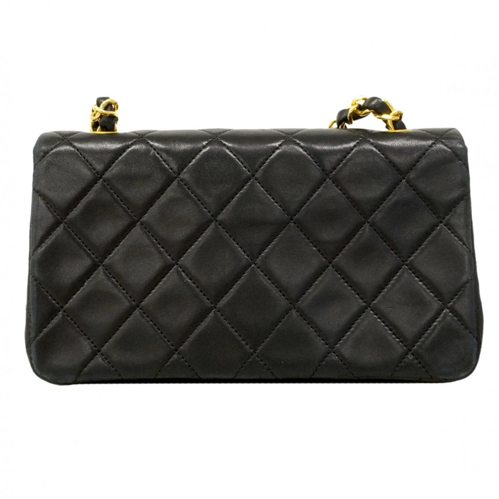 Chanel Black Leather Shoulder Bag