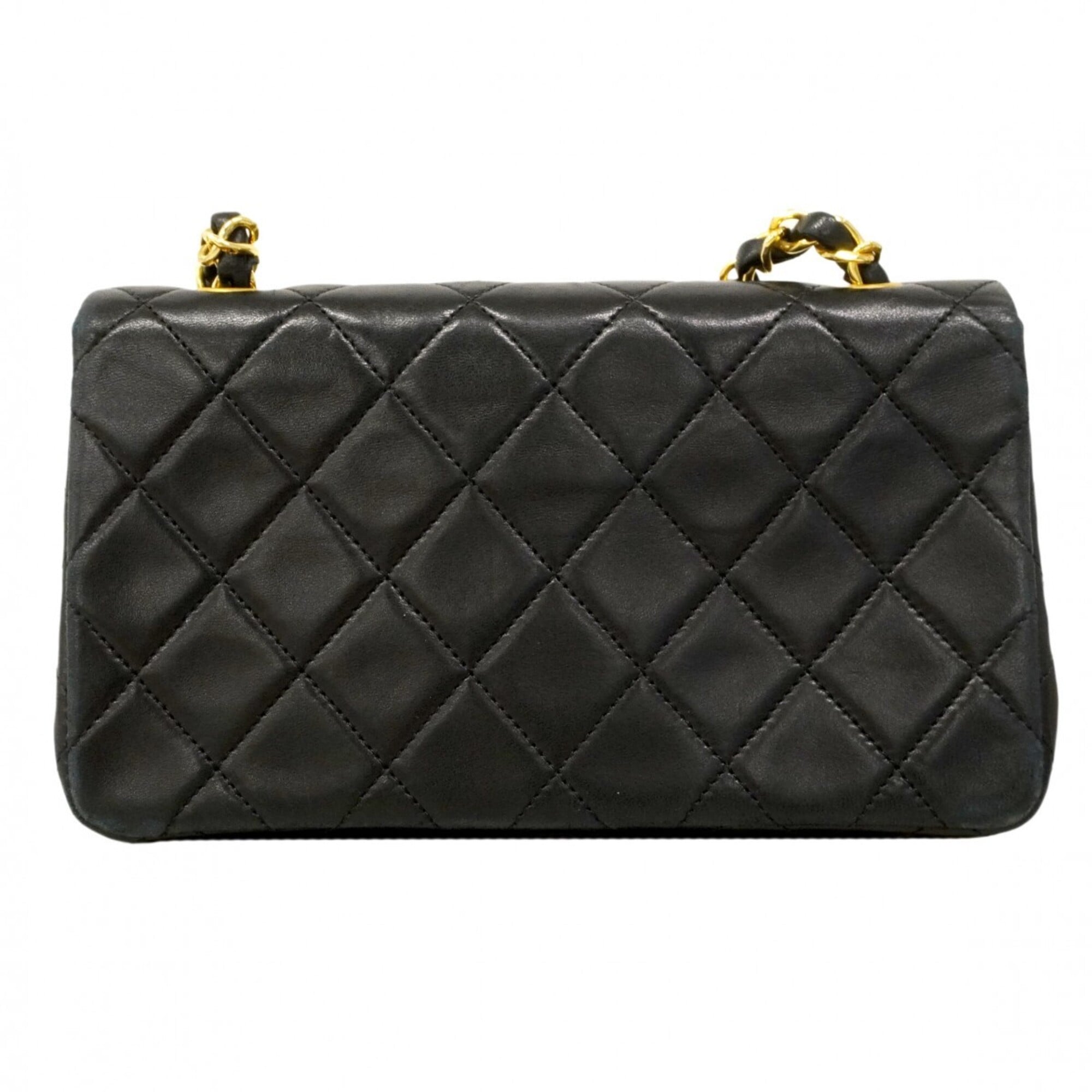 Chanel Black Leather Shoulder Bag