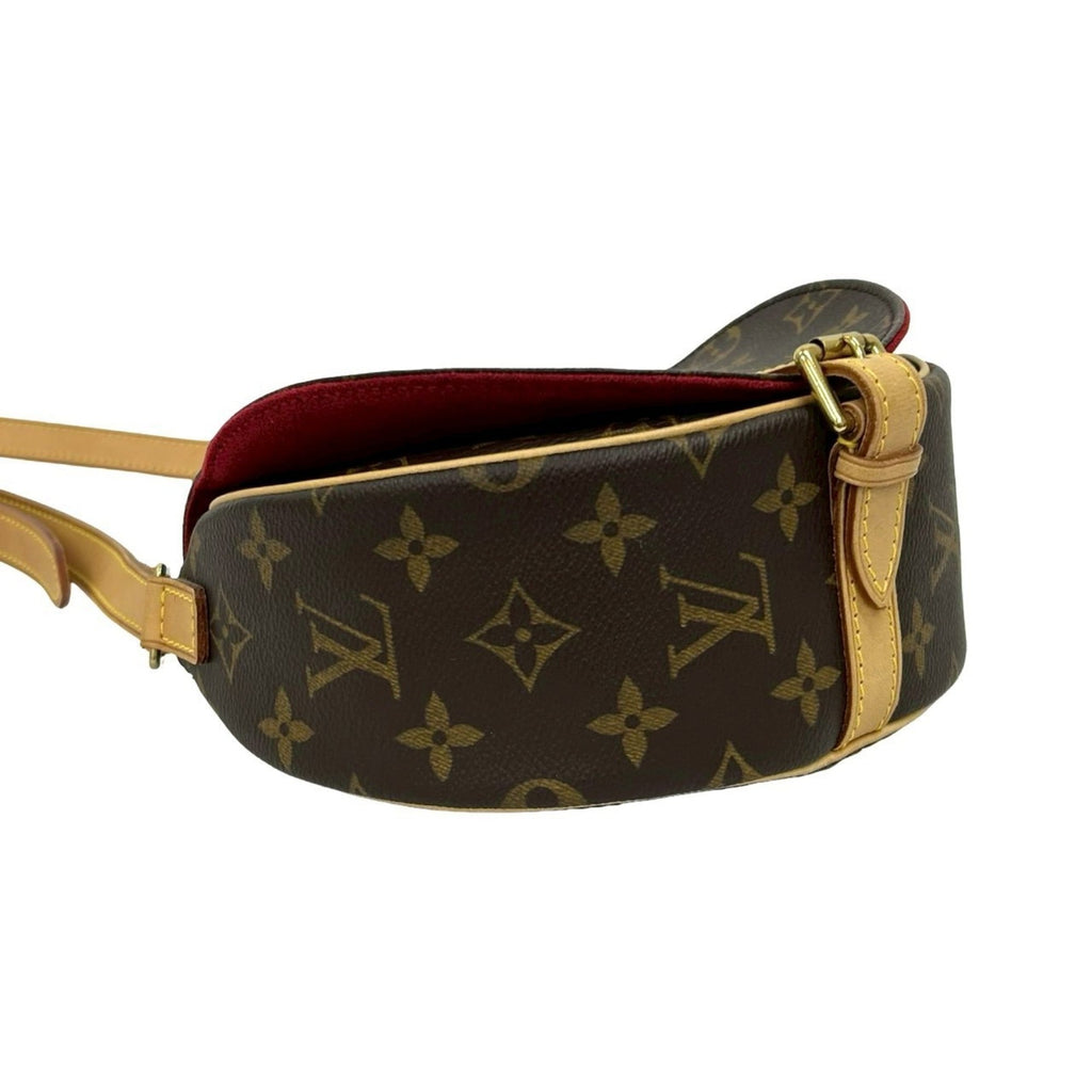 Louis Vuitton Brown Leather Pvc Pochette Shoulder Bag