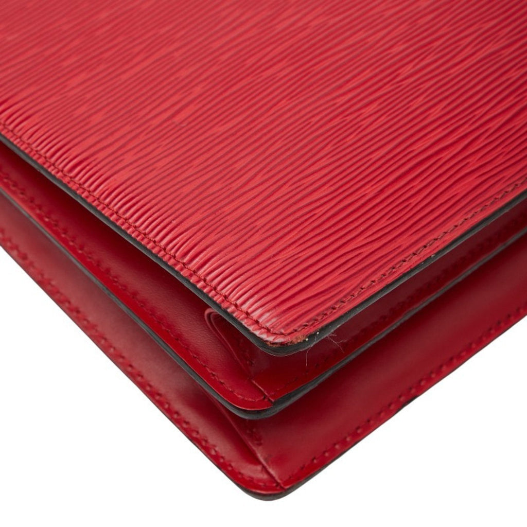 Louis Vuitton Castilian Red Leather Shoulder Bag