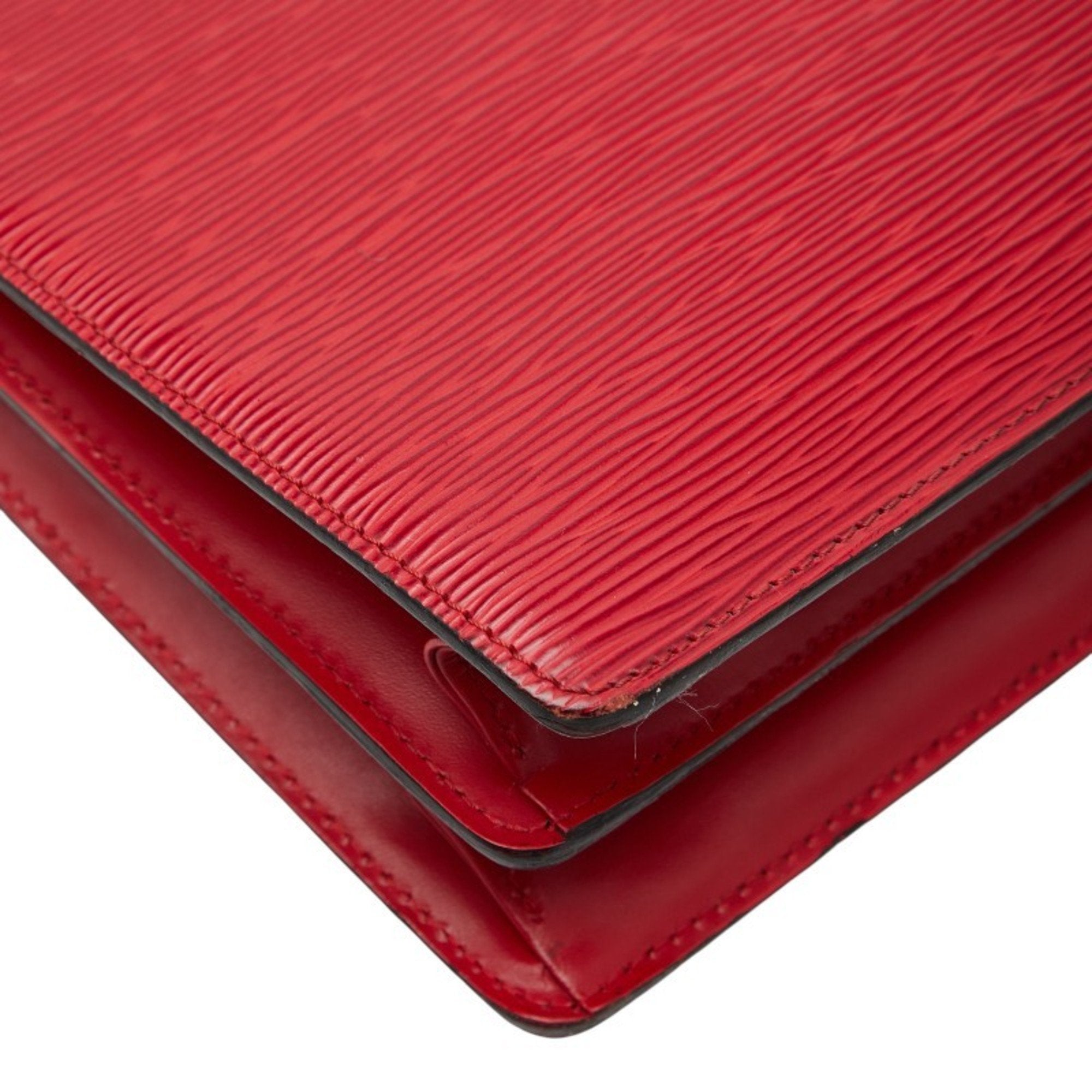 Louis Vuitton Castilian Red Leather Shoulder Bag