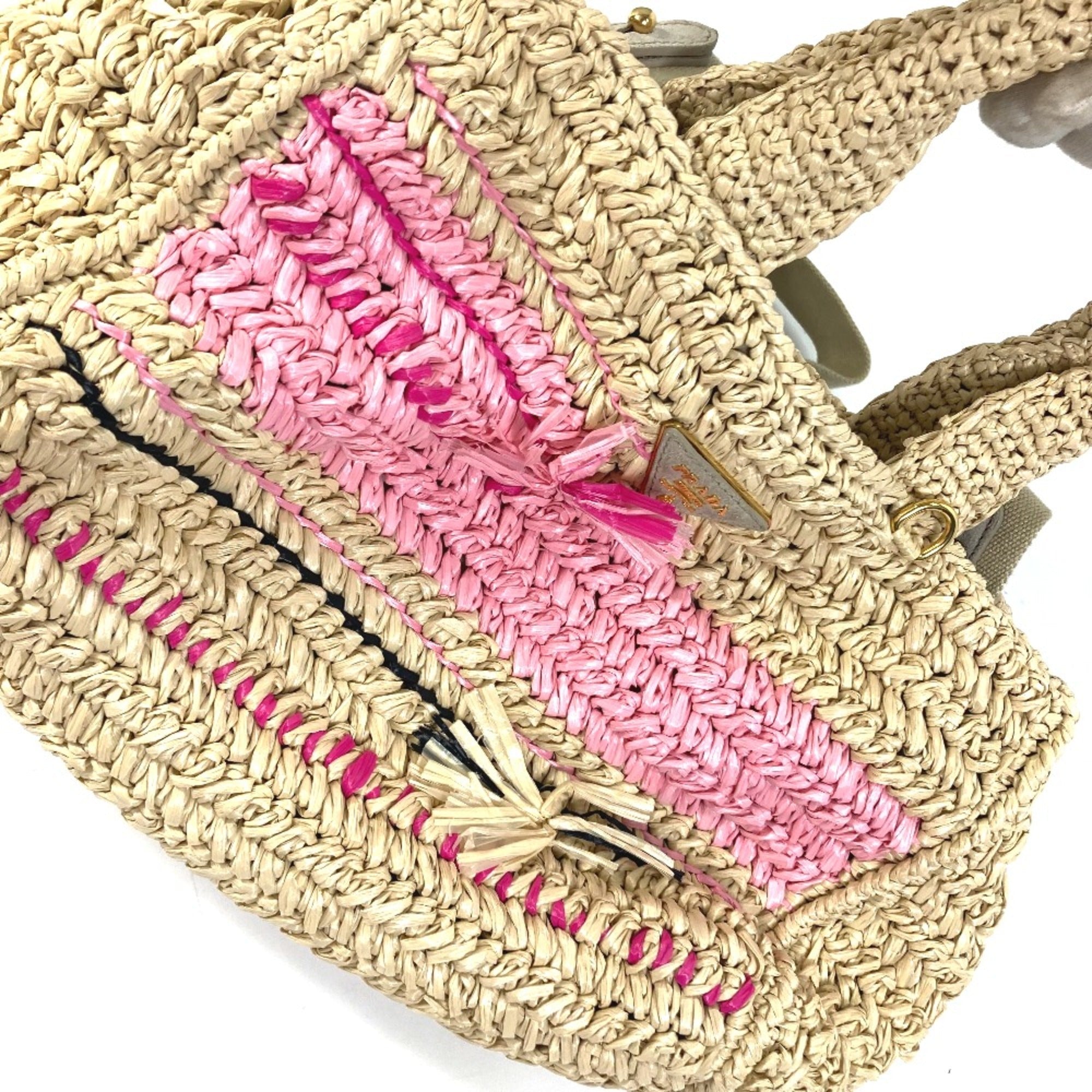 Prada Beige Cloth Handbag
