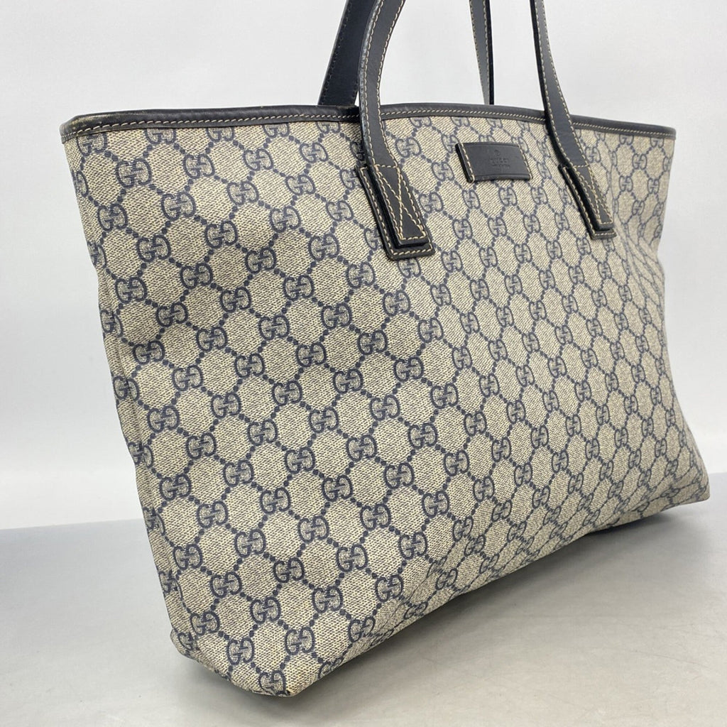 Gucci Navy Pvc Tote Bag (Pre-Owned)