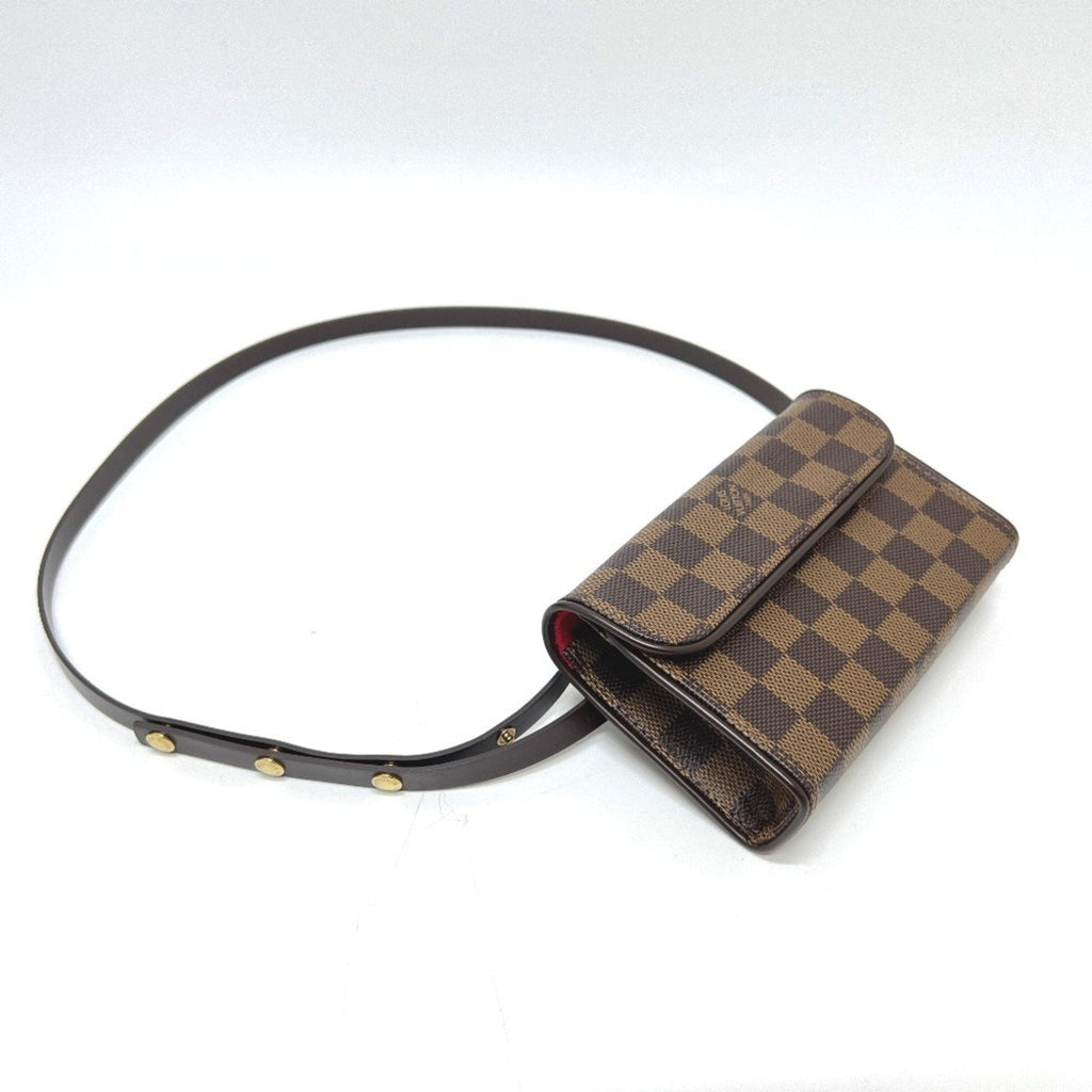 Louis Vuitton Brown Ebene Damier Canvas Pochette Sling Bag