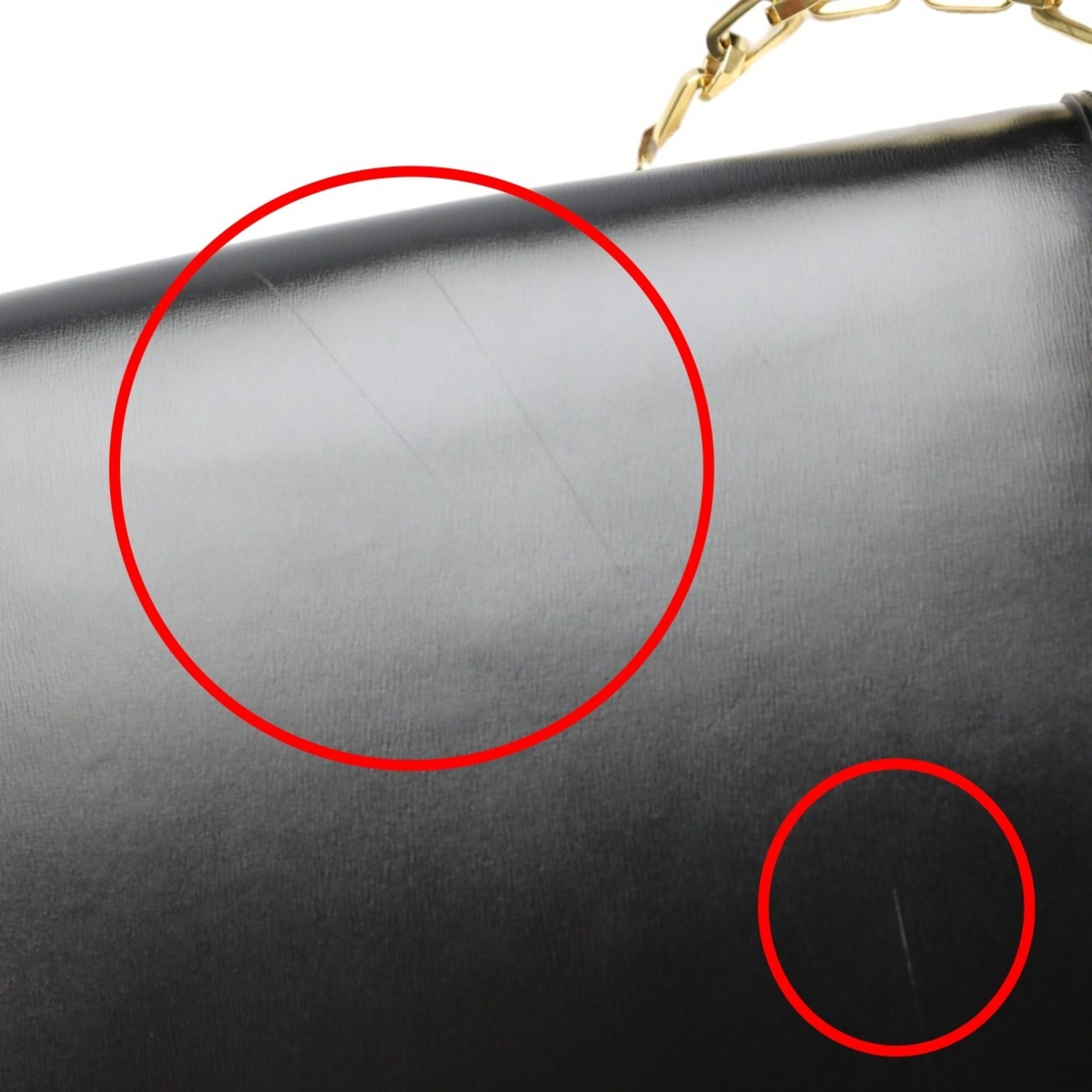 Louis Vuitton Black Noir Leather Shoulder Bag
