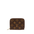 Louis Vuitton Brown Pvc Leather Coin Purse/Coin Case