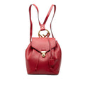 Fendi Red Color Leather Backpack