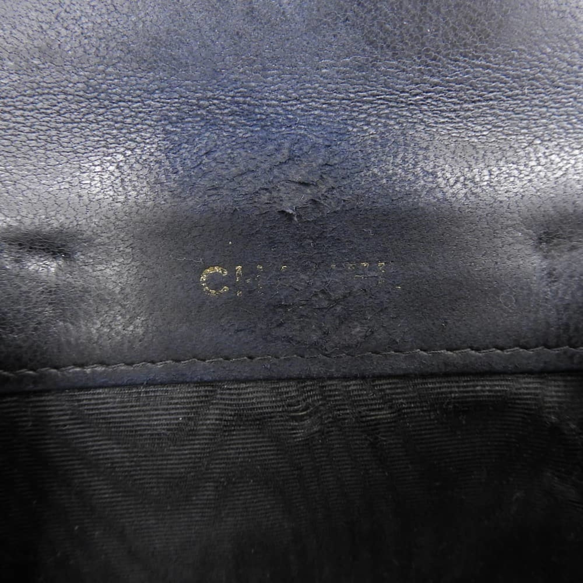 Chanel Black Grained Calfskin Wallet (Bi-Fold)