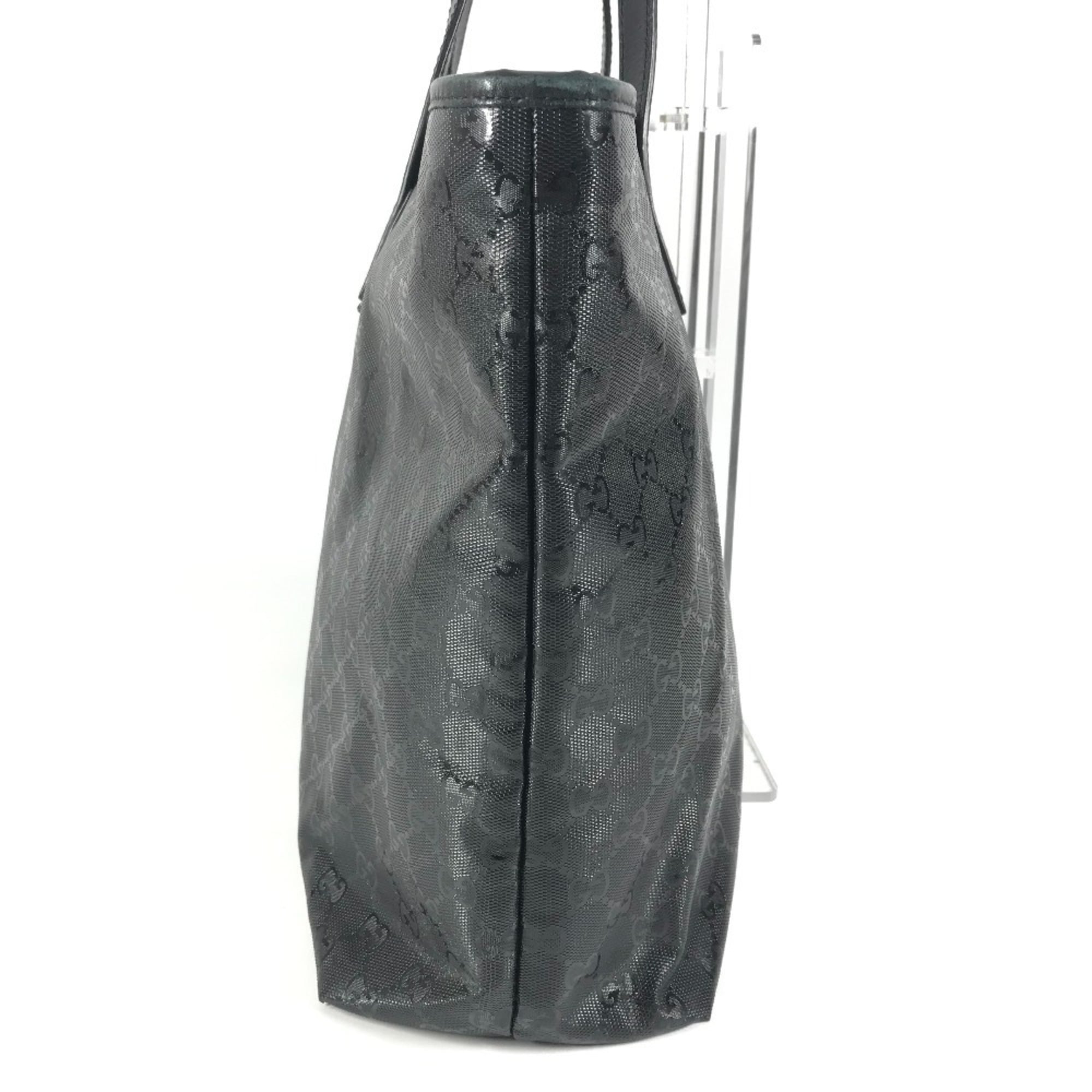 Gucci Gg Imprimé Black Gg Imprimé Shoulder Bag Tote Bag (Pre-Owned)