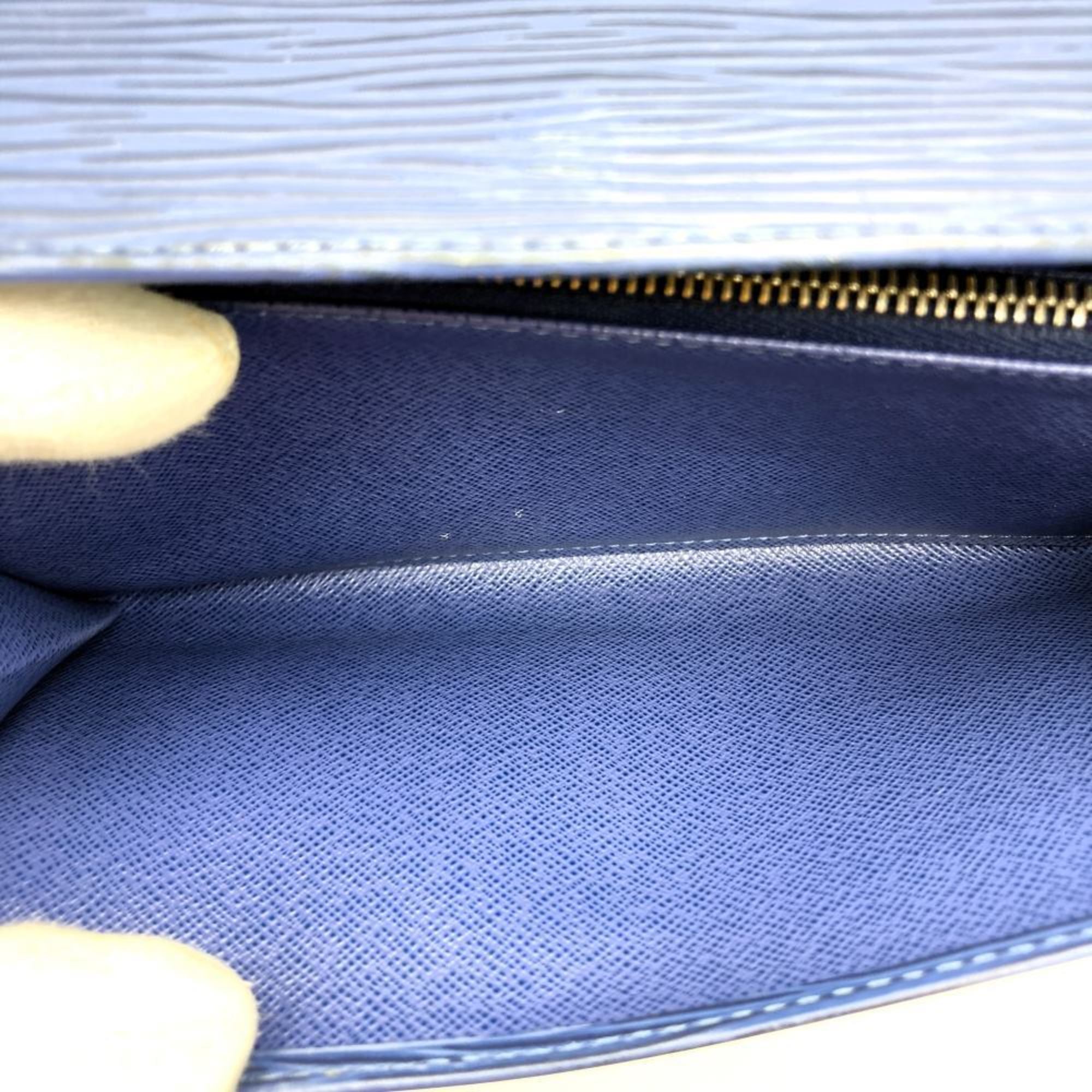 Louis Vuitton Navy Epi Leather Long Wallet (Tri-Fold)