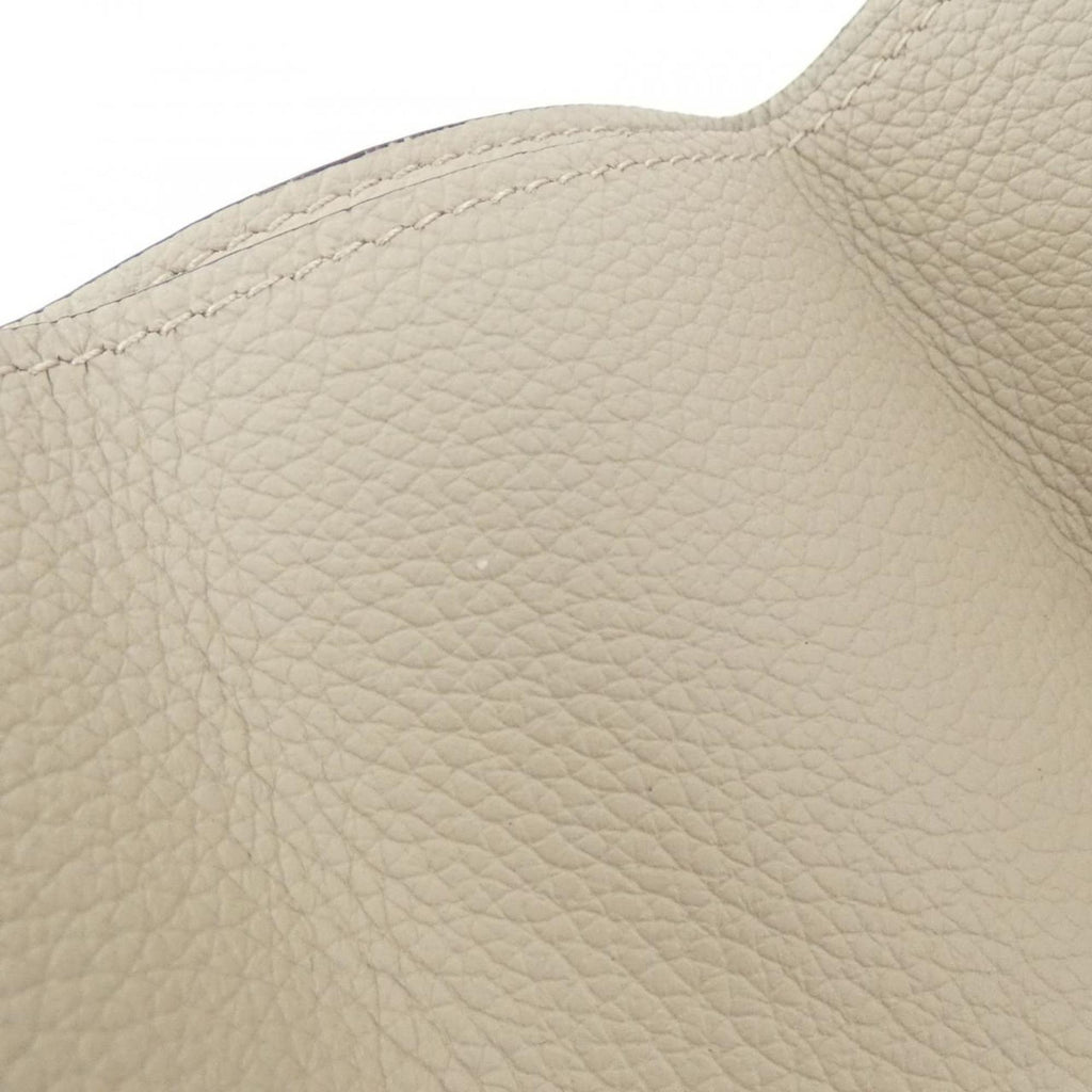 Louis Vuitton Grayish Leather Wallet (Tri-Fold)