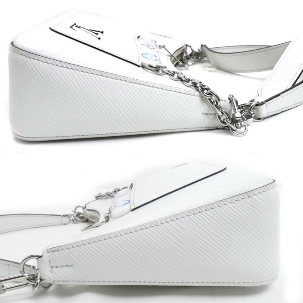 Louis Vuitton White Epi Leather Shoulder Bag