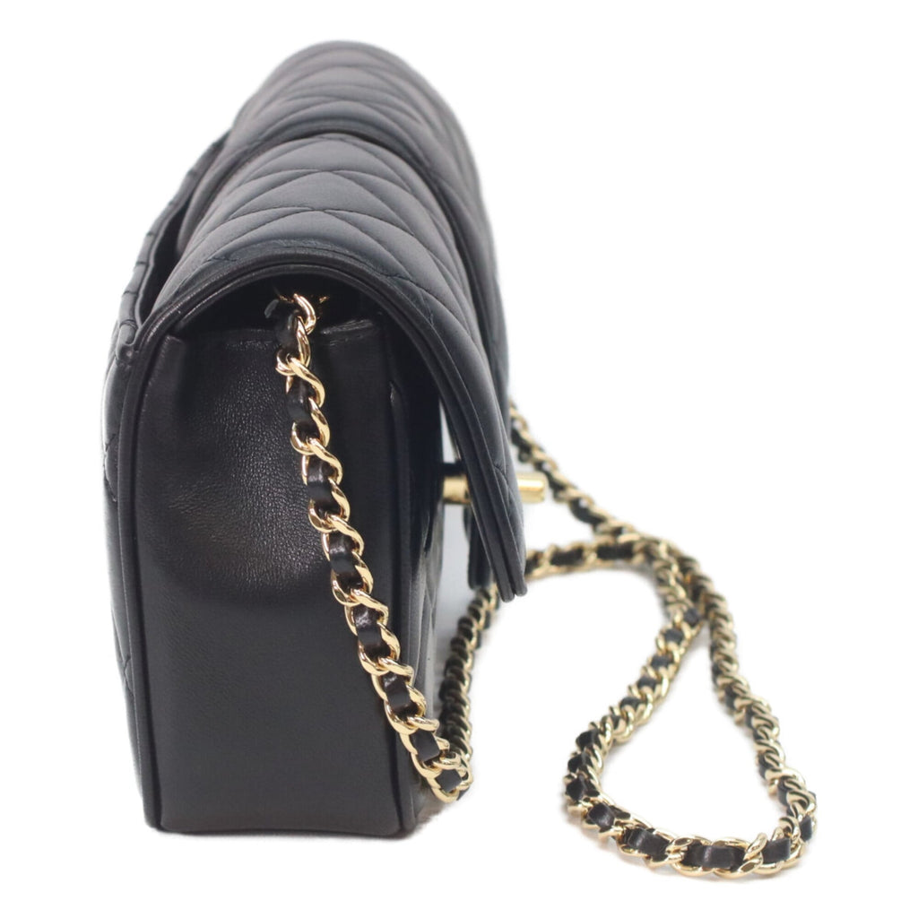 Chanel Black Leather Shoulder Bag