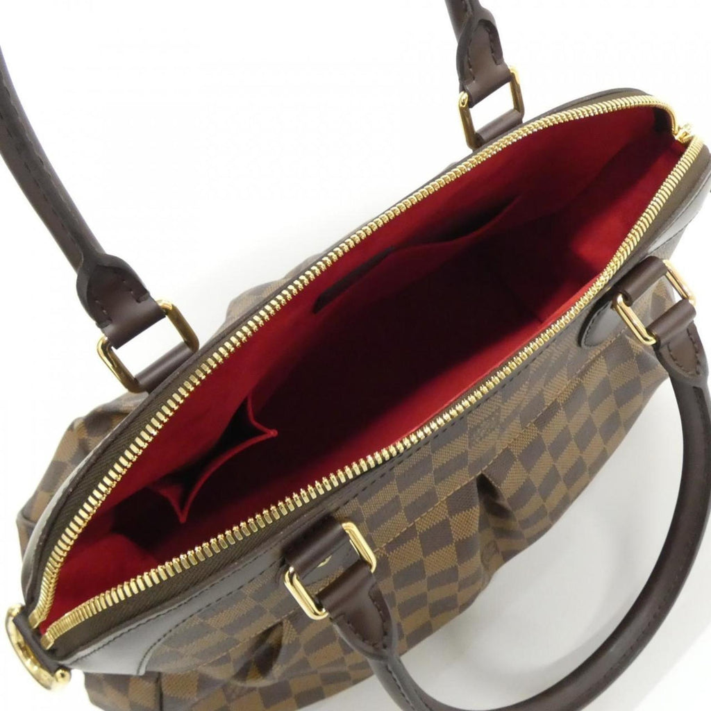 Louis Vuitton Brown Coated Canvas Handbag