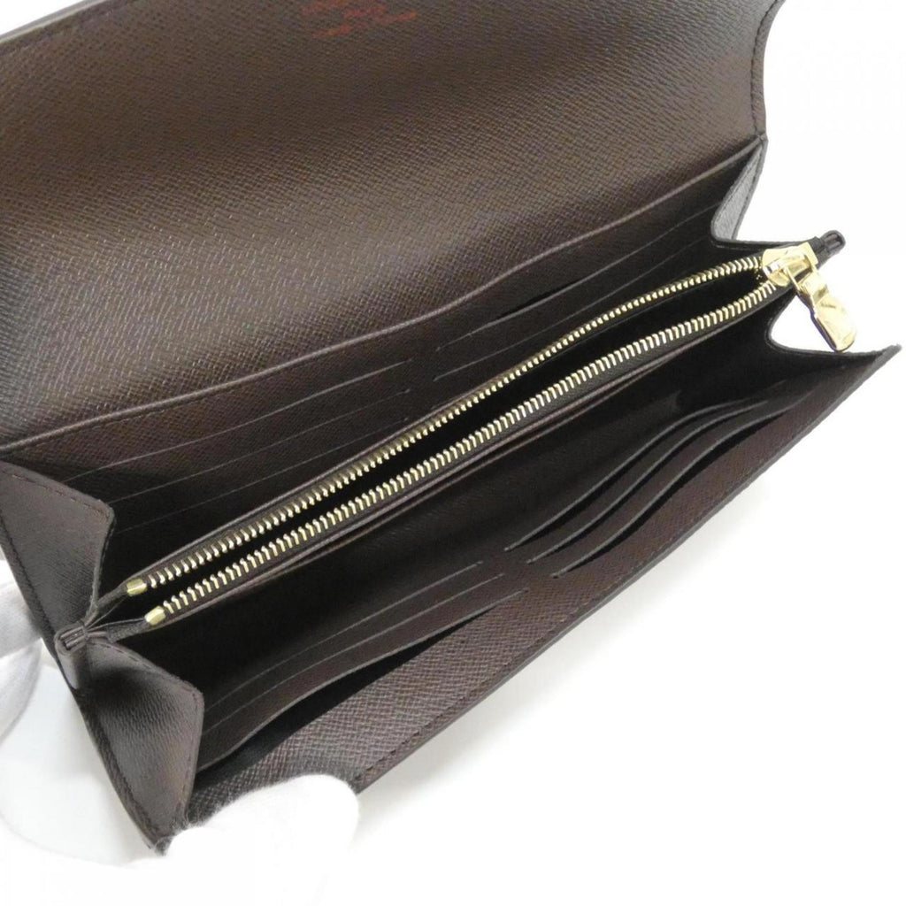 Louis Vuitton Brown Coated Canvas Long Wallet