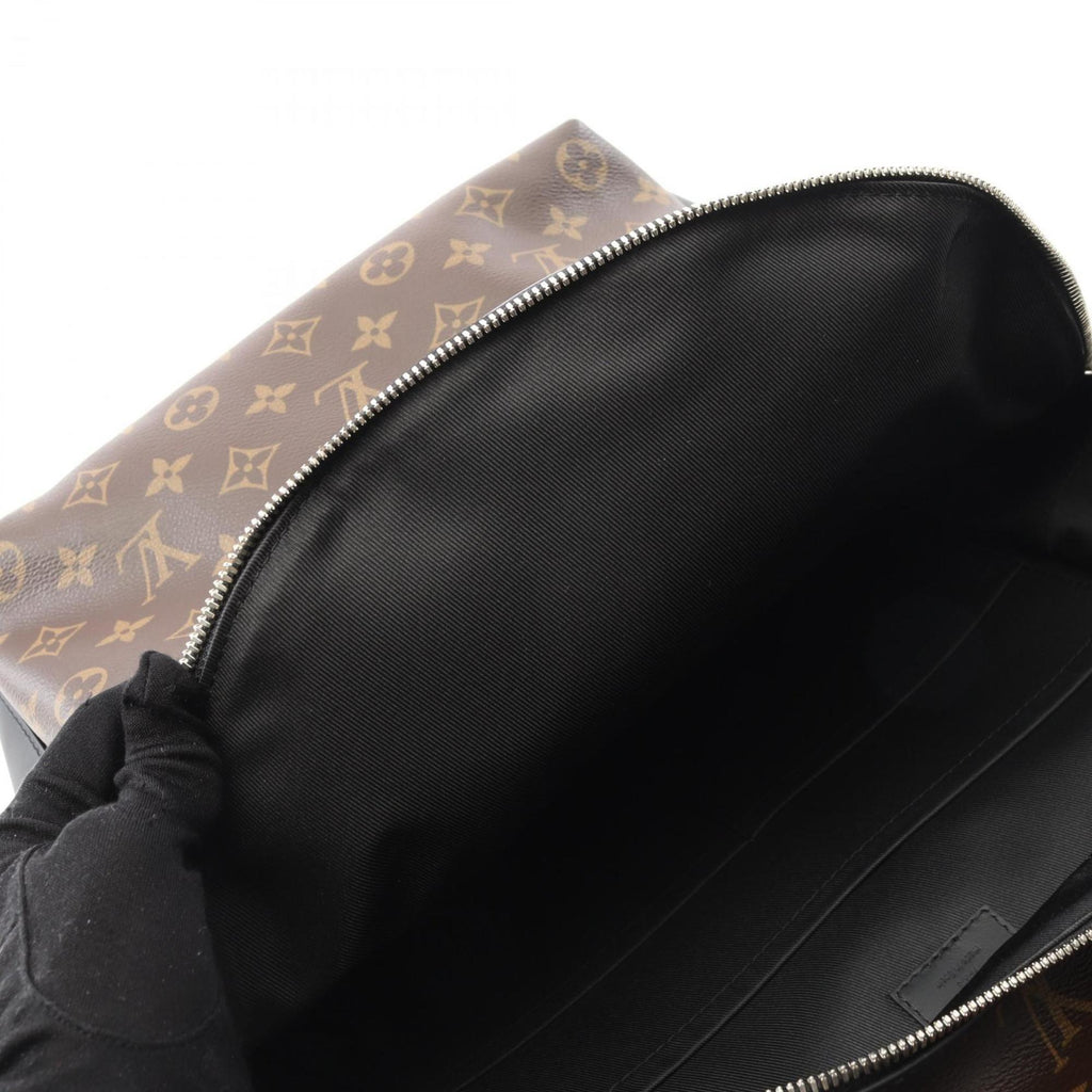 Louis Vuitton Monogram Macassar Black Brown Monogram Macassar Coated Canvas Backpack