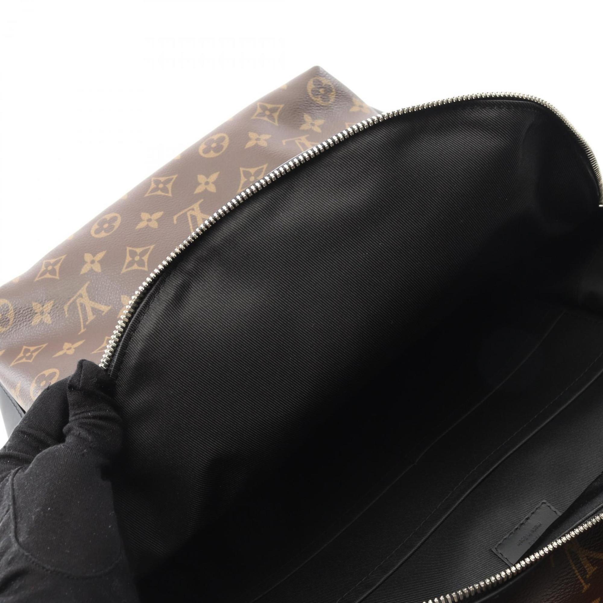 Louis Vuitton Monogram Macassar Black Brown Monogram Macassar Coated Canvas Backpack