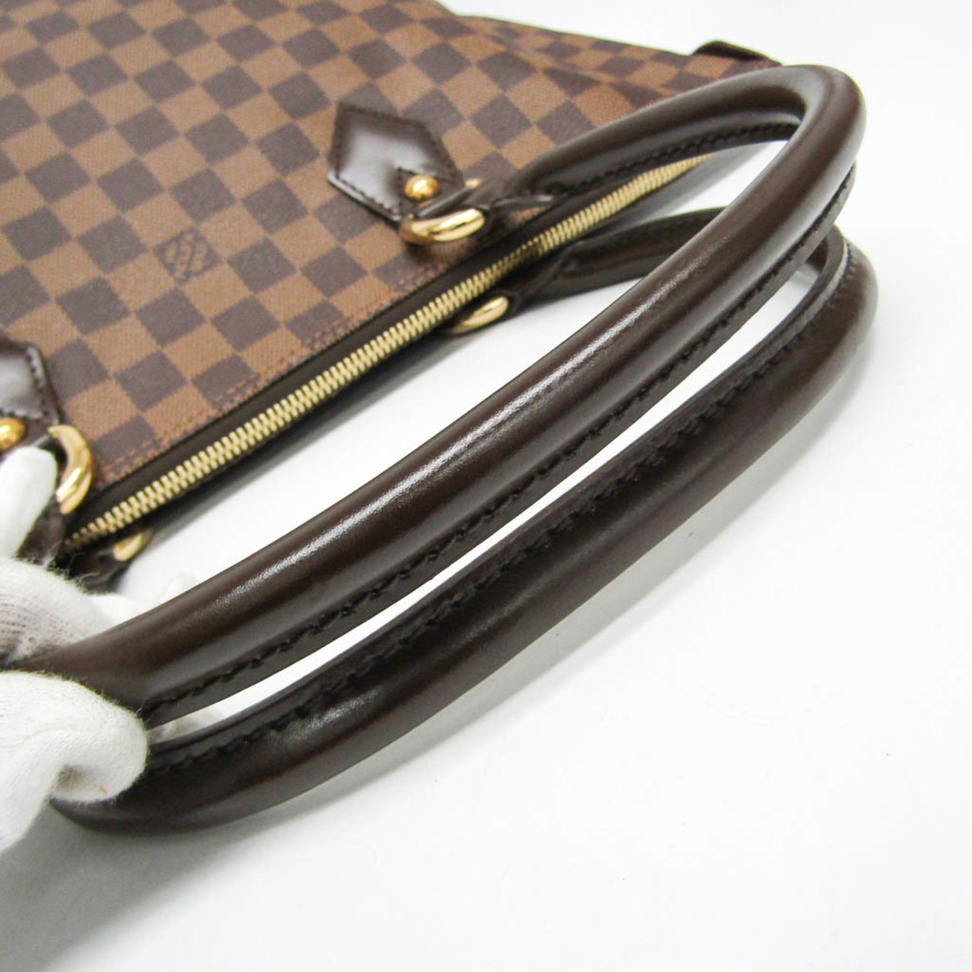 Louis Vuitton Damier Ebene Damier Canvas Handbag