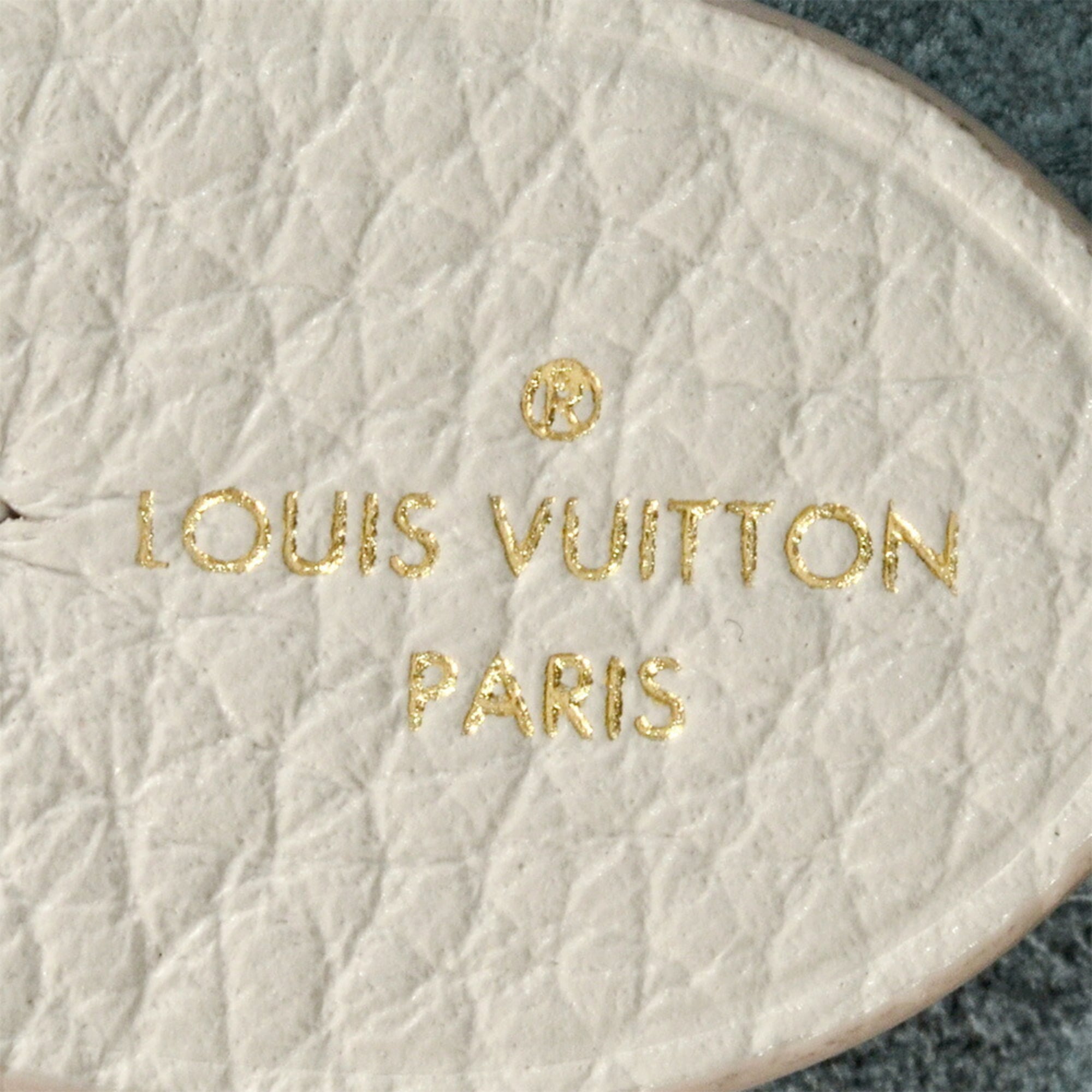 Louis Vuitton Beige Ivory Monogram Mahina Leather Handbag