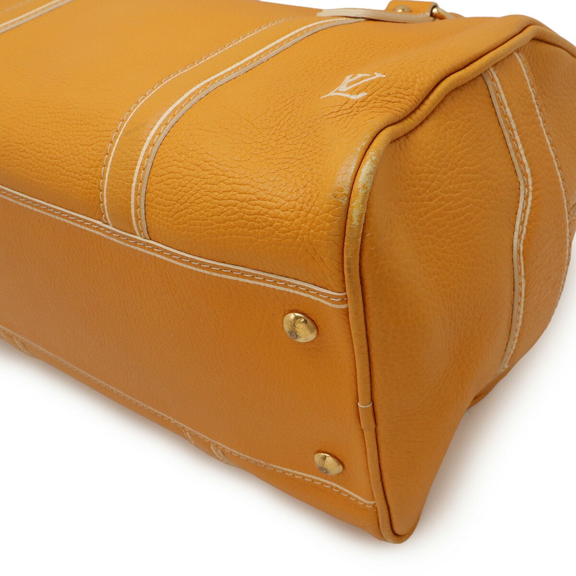Louis Vuitton Jaune Leather Boston Bag