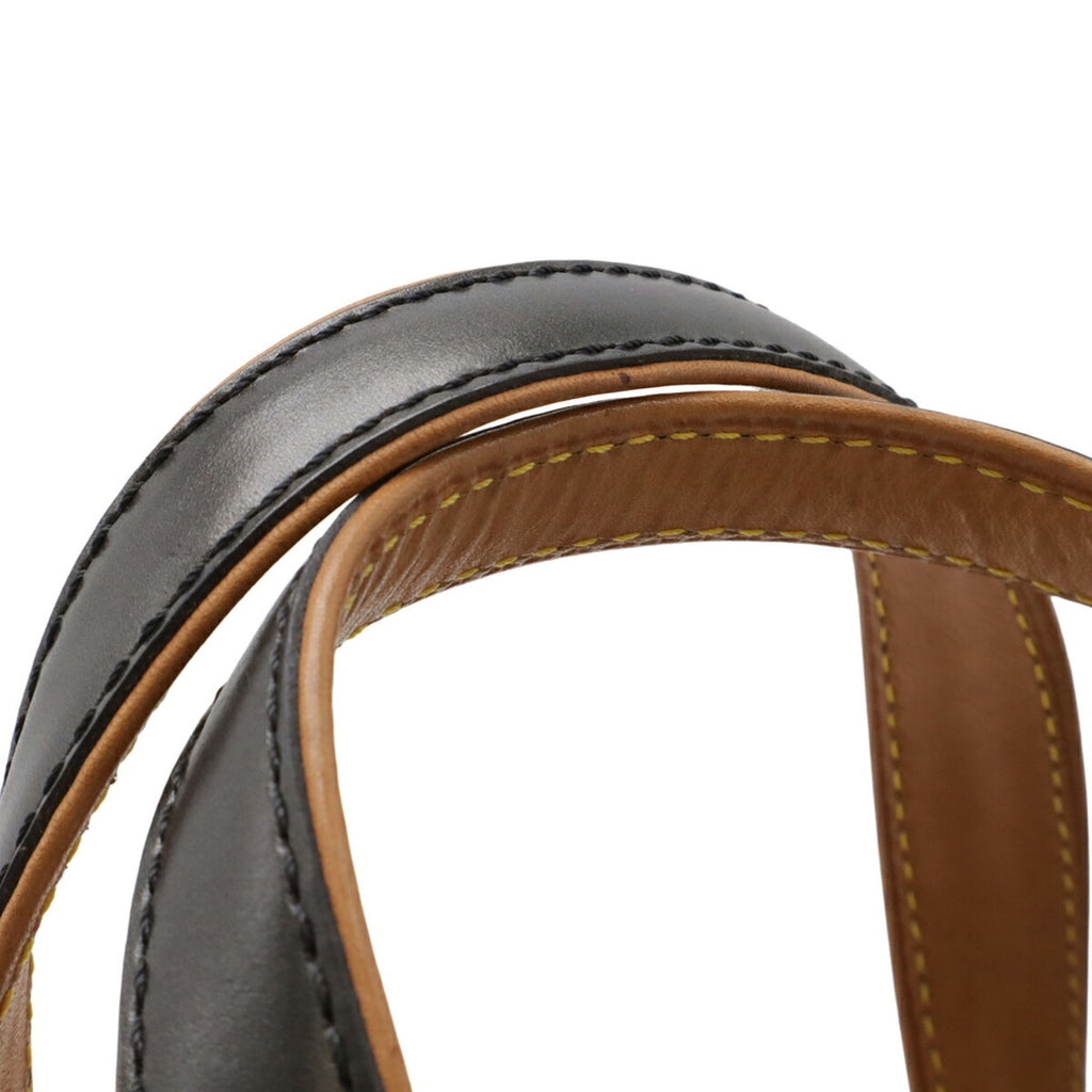 Louis Vuitton Black Monogram Mat Handbag