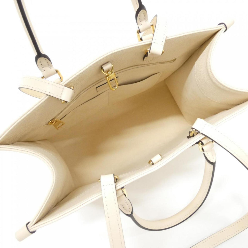 Louis Vuitton Beige Leather Handbag