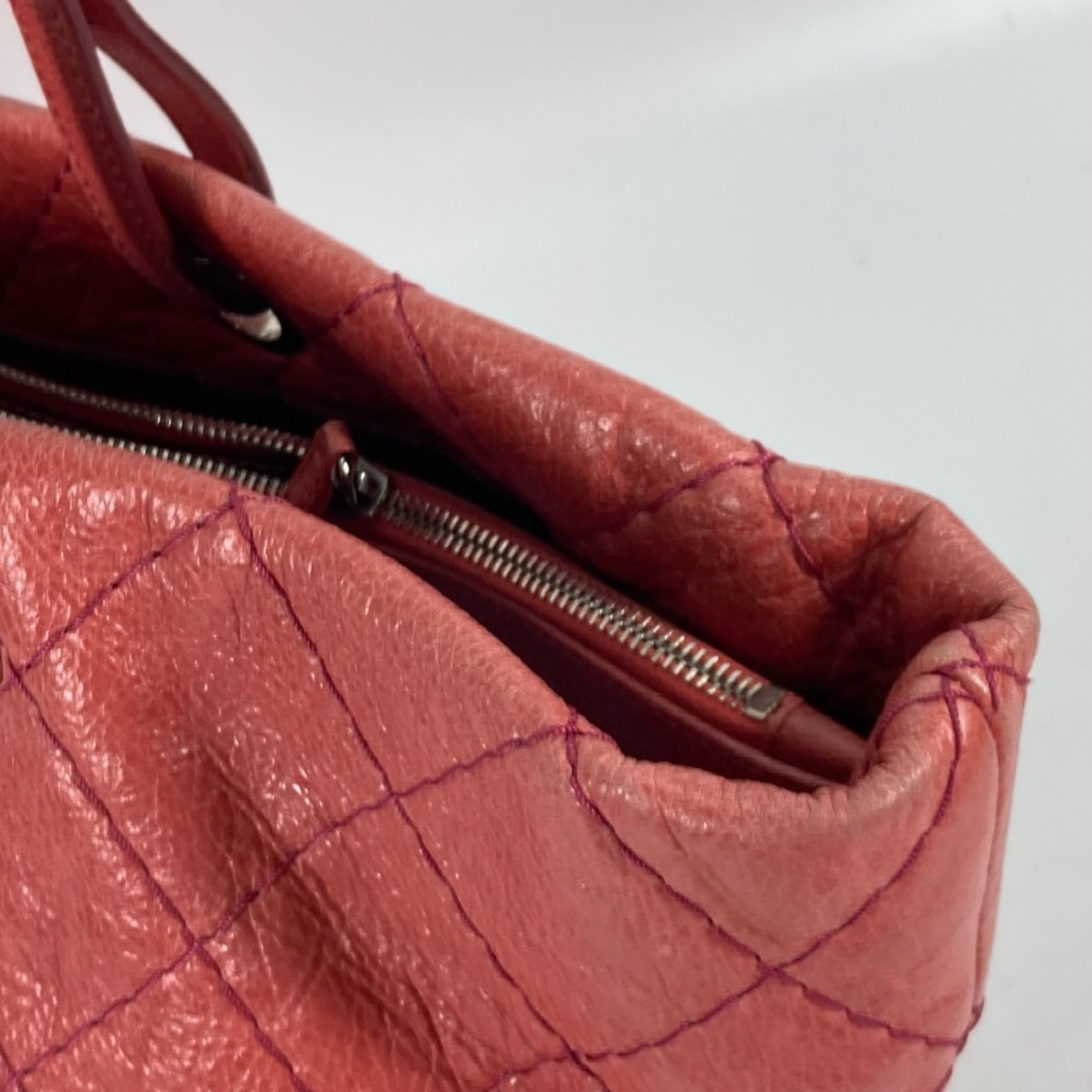 Chanel On The Road Pink Caviar Leather Shoulder Bag Tote Bag