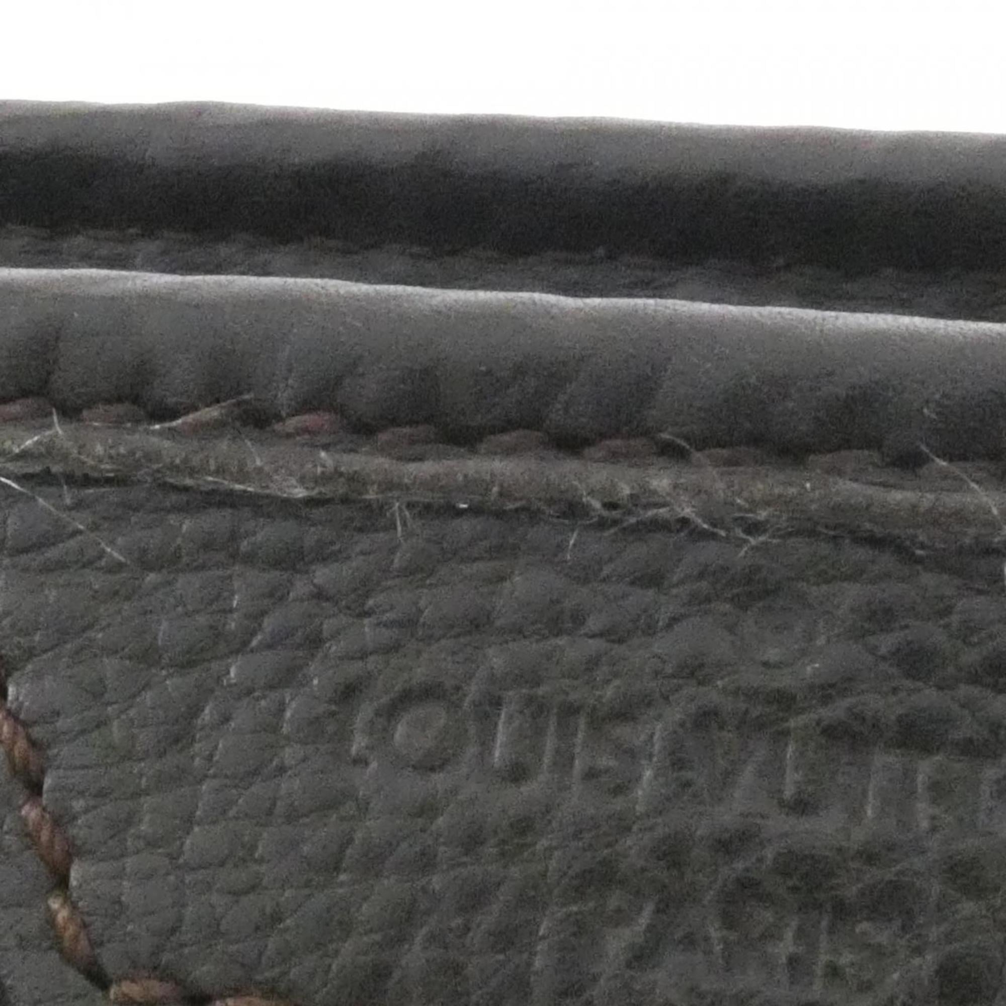 Louis Vuitton Mahina Black Leather Handbag