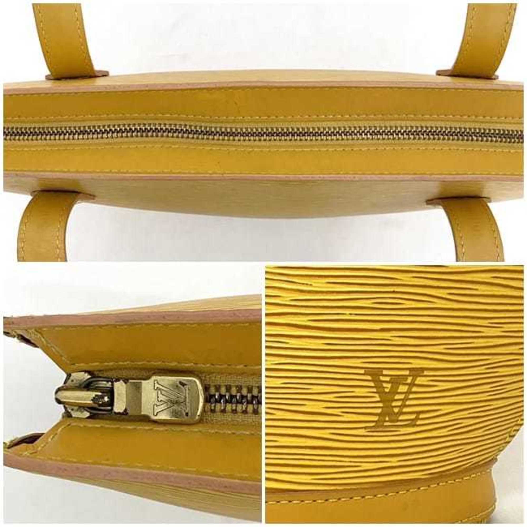 Louis Vuitton Yellow Epi Leather Tote Bag