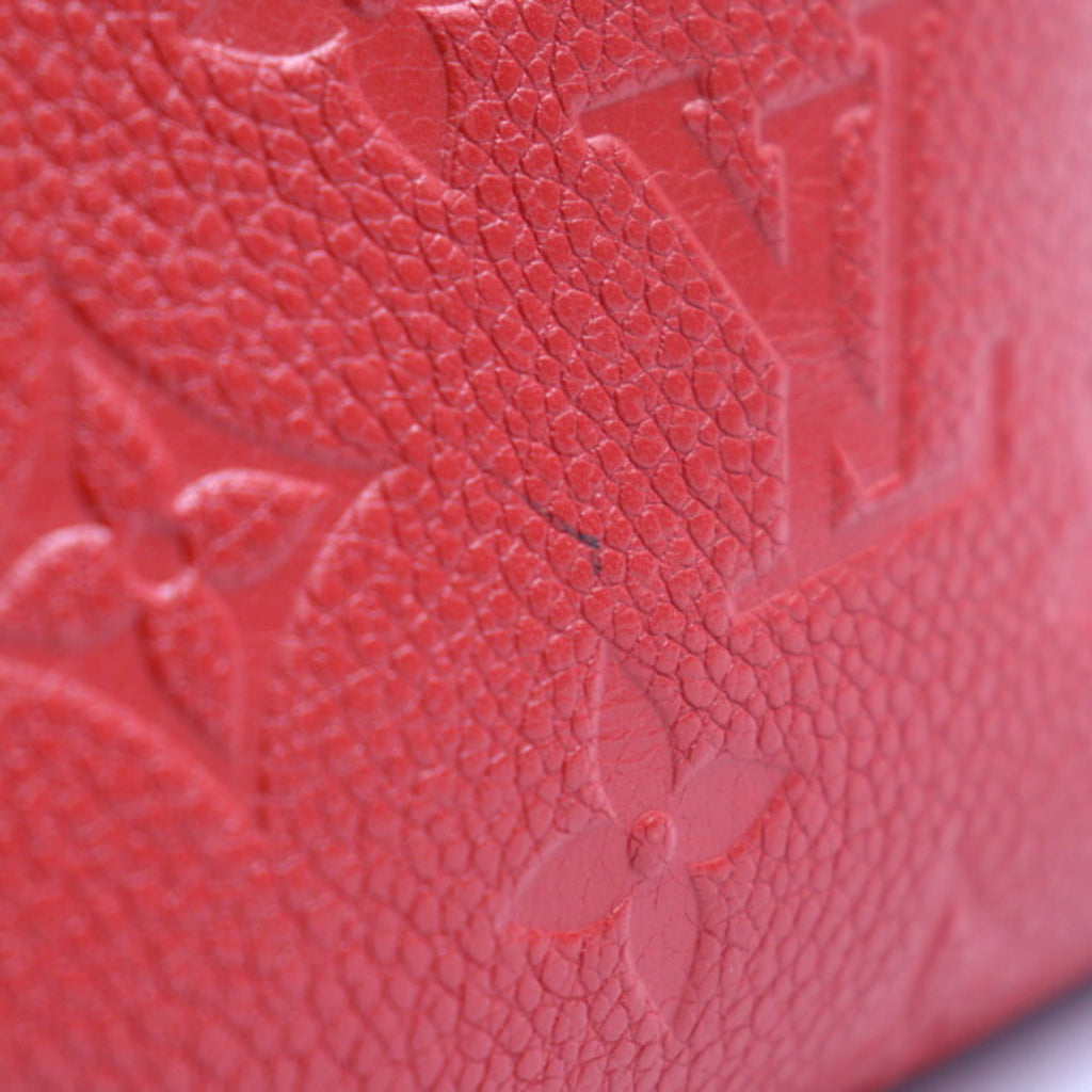 Louis Vuitton Cerise Red Color Leather Handbag Shoulder Bag