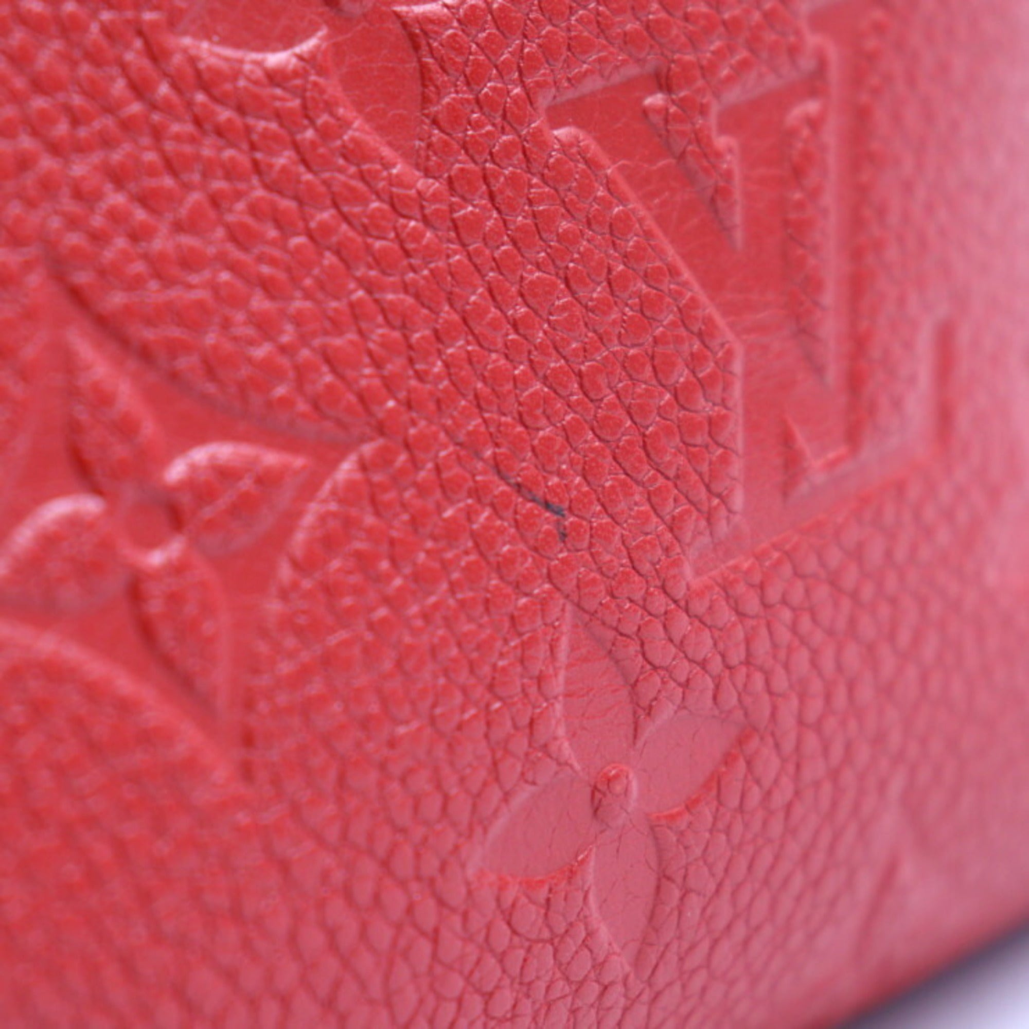 Louis Vuitton Cerise Red Color Leather Handbag Shoulder Bag