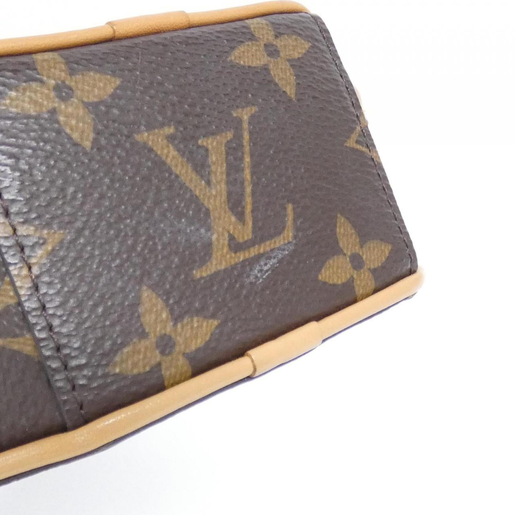 Louis Vuitton Marron Coated Canvas Shoulder Bag