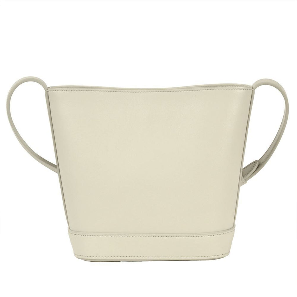 Celine White Leather Shoulder Bag