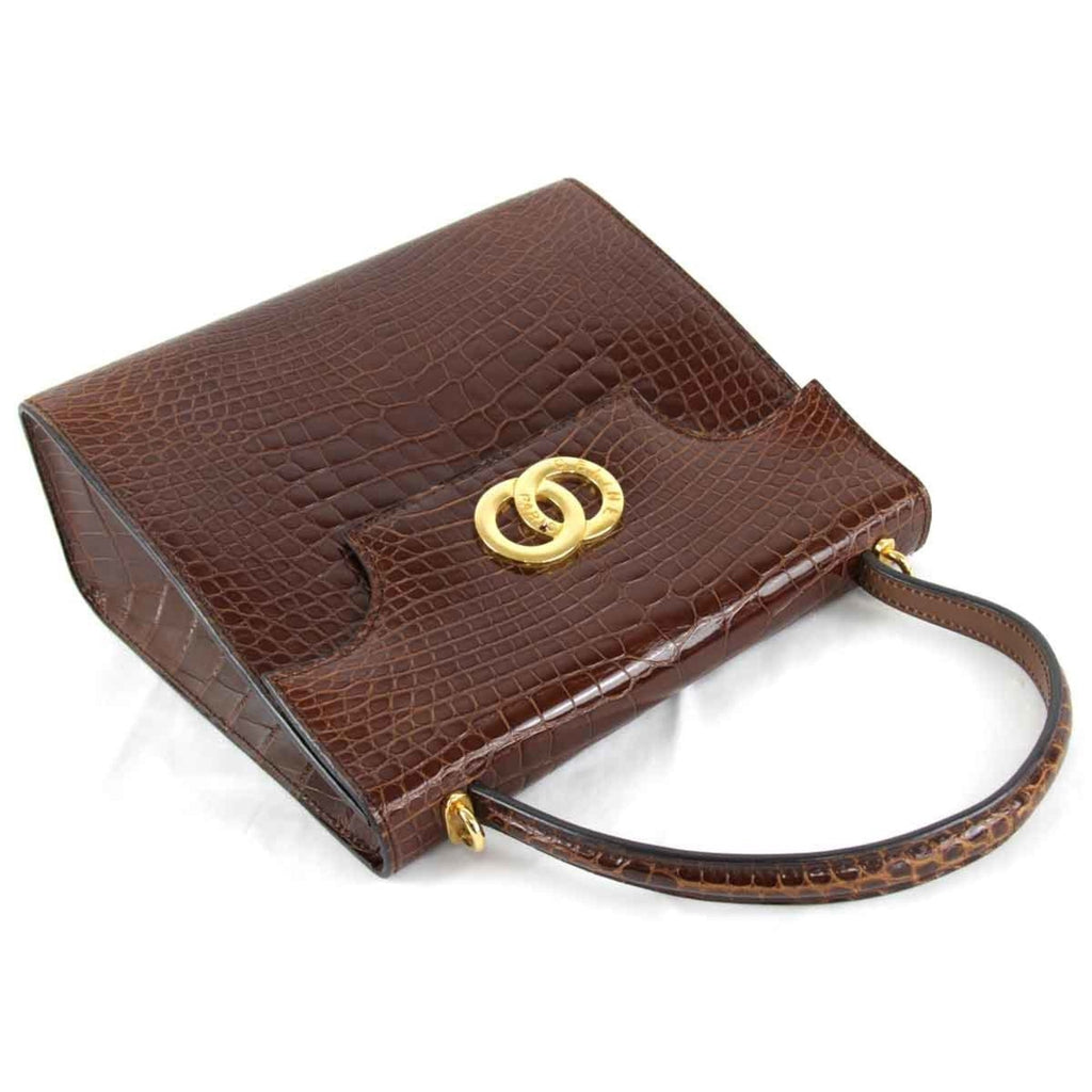 Celine Brown Leather Handbag