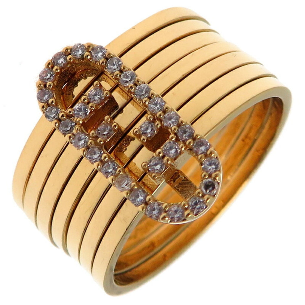 Fendi Gold Plating Band Ring