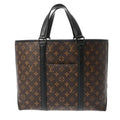 Louis Vuitton Brown Noir Monogram Pouch Tote Bag