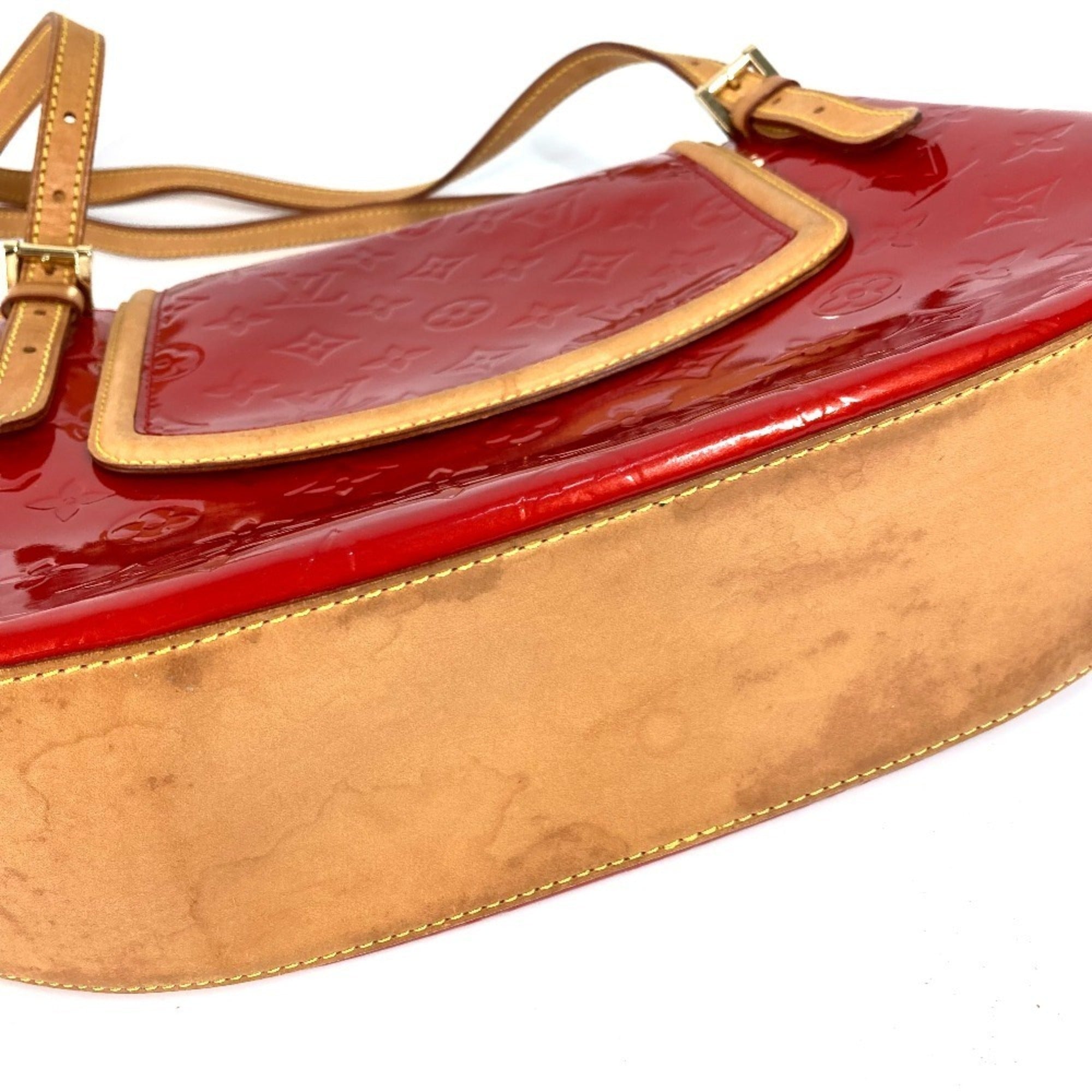 Louis Vuitton Monogram Vernis Red Color Rouge Monogram Vernis Shoulder Bag