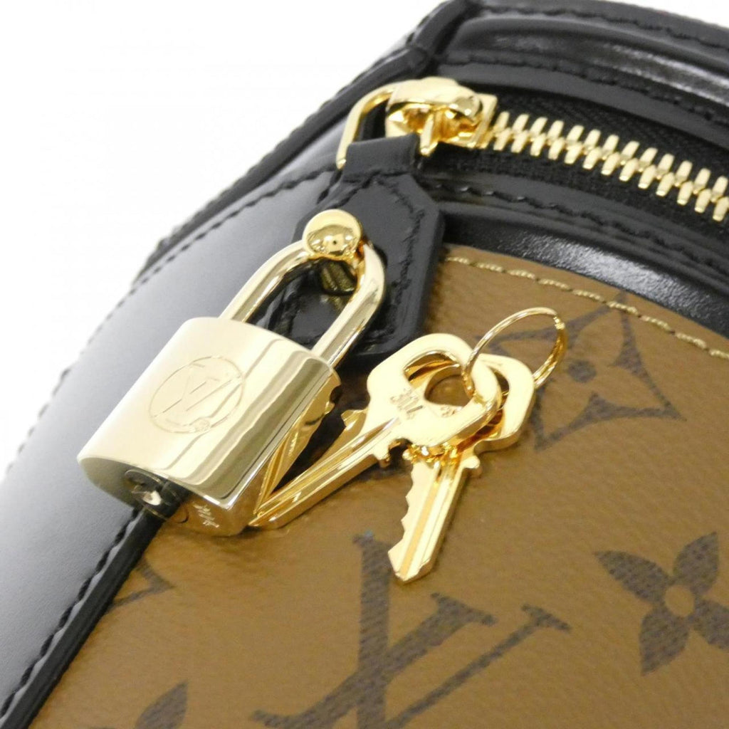 Louis Vuitton Marron Coated Canvas Handbag