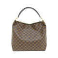 Louis Vuitton Brown Coated Canvas Shoulder Bag