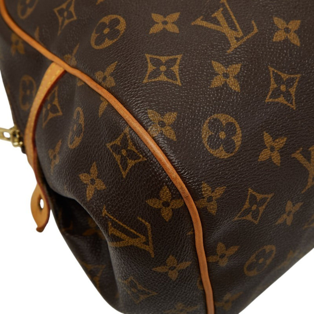 Louis Vuitton Brown Pvc Leather Handbag Shoulder Bag