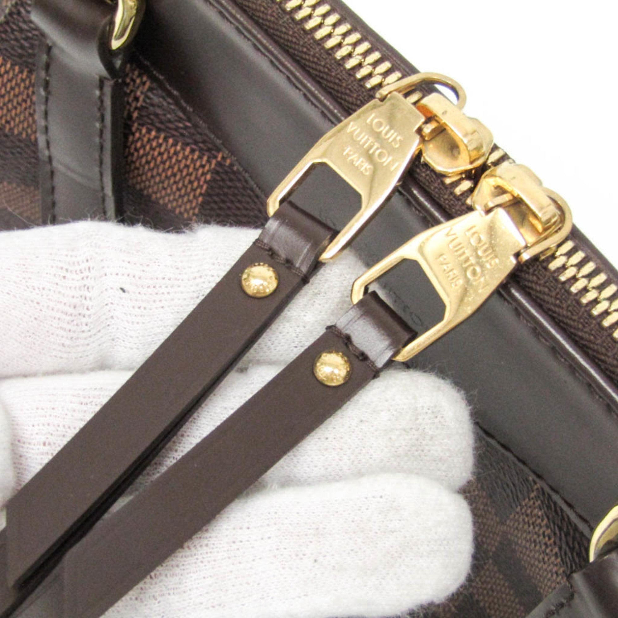 Louis Vuitton Damier Ebene Damier Canvas Handbag