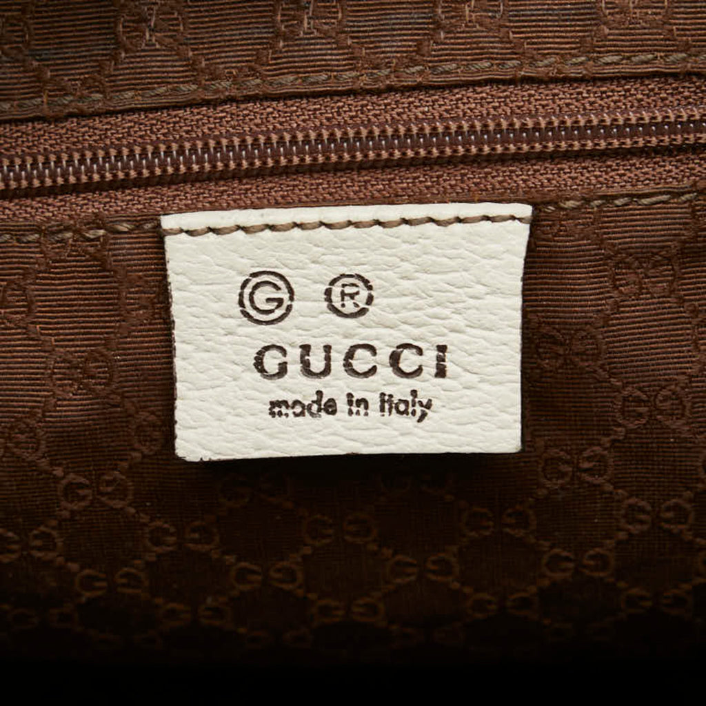 Gucci Beige Multi-Color Pvc Leather Shoulder Bag (Pre-Owned)
