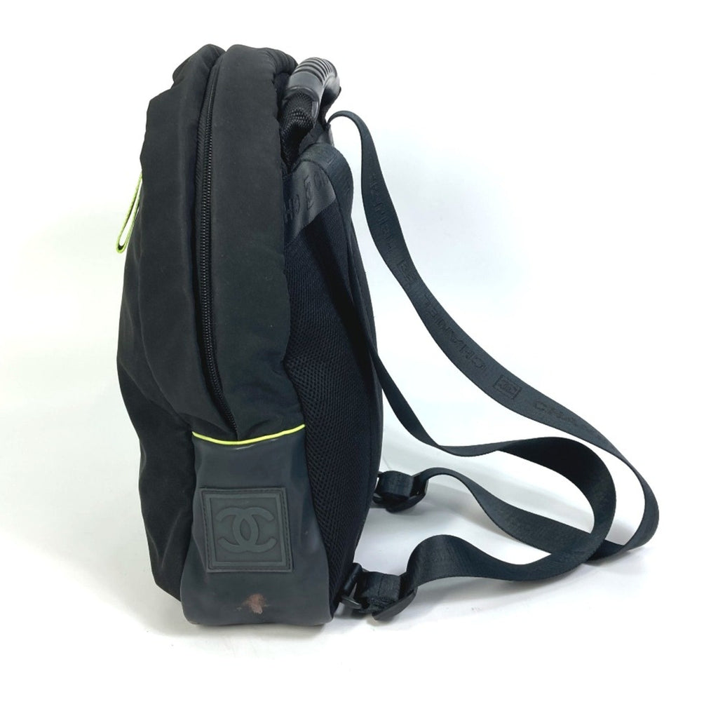 Chanel Black Cloth Backpack